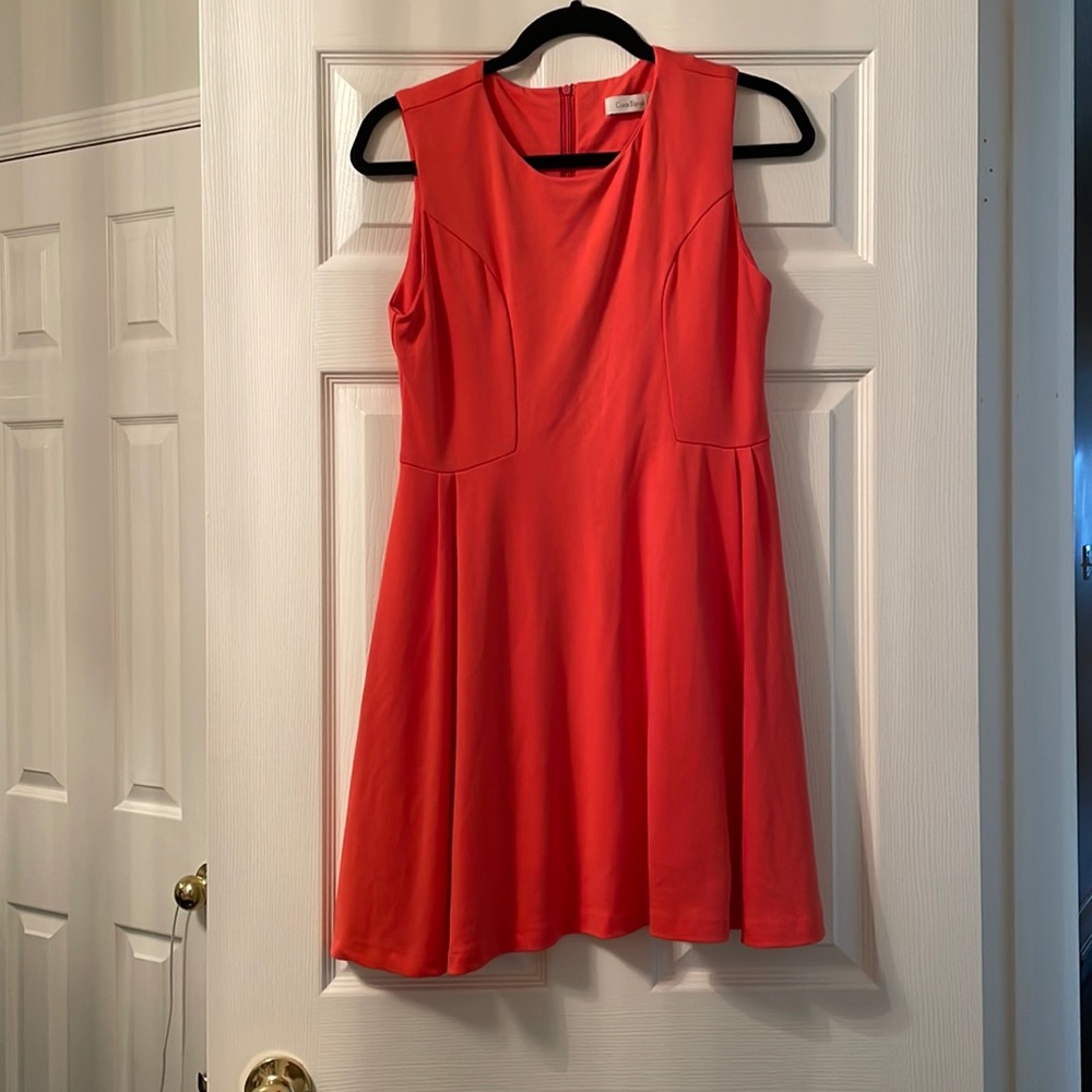 Large Orange/Red Dress